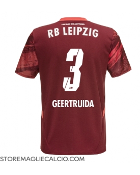 RB Leipzig Lutsharel Geertruida #3 Maglia Gara Trasferta Repliche 2024-25 Maniche Corte